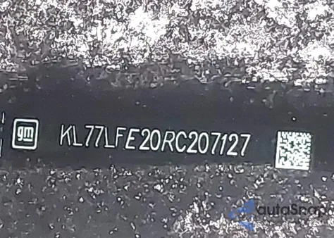 2024 Chevrolet Trax Fwd Sp z USA, uszkodzony, nr VIN KL77LFE20RC207127